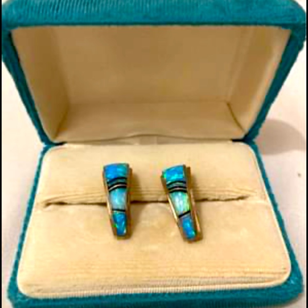 Opal earrings
